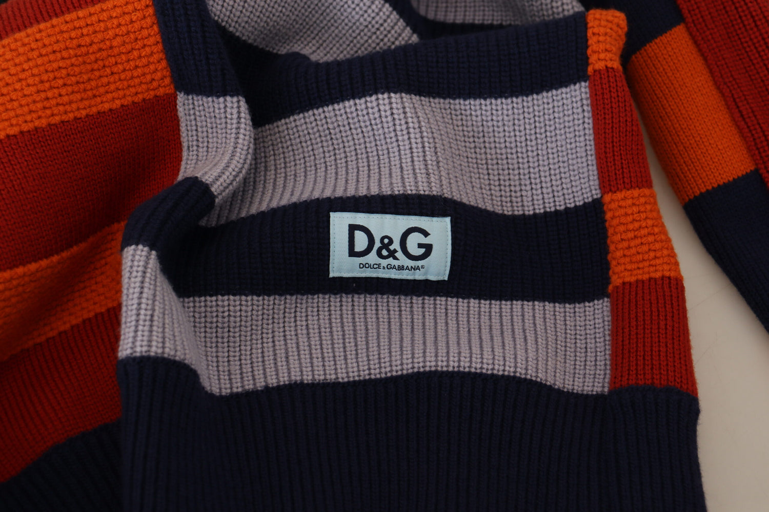 Dolce &amp; Gabbana Pullover Sweater in Multicolor Stripes