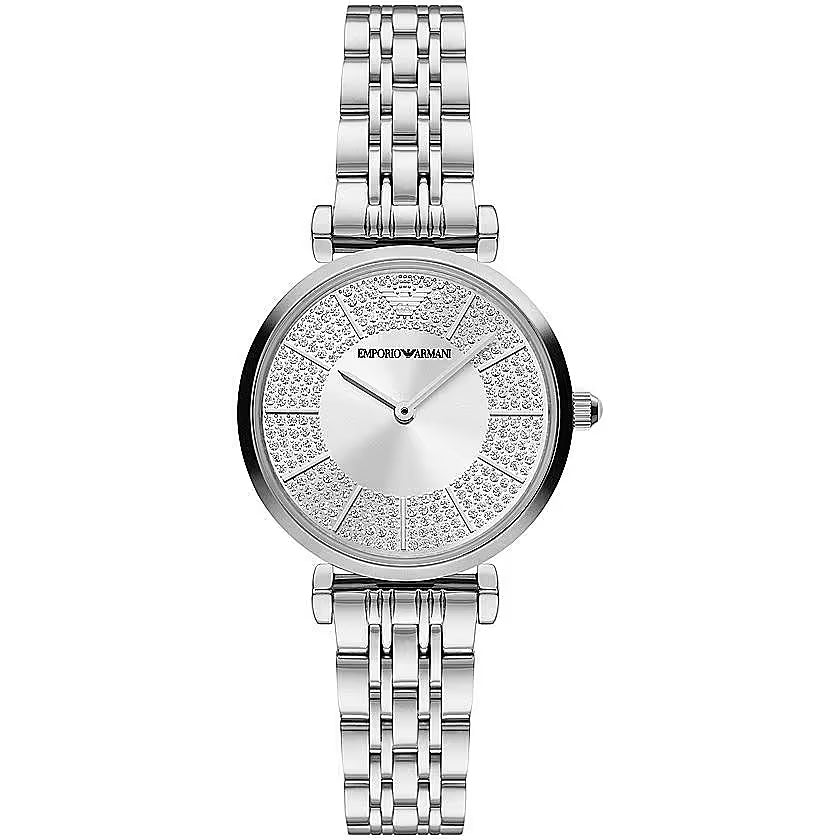 Emporio Armani Elegant Silver-Toned Women&