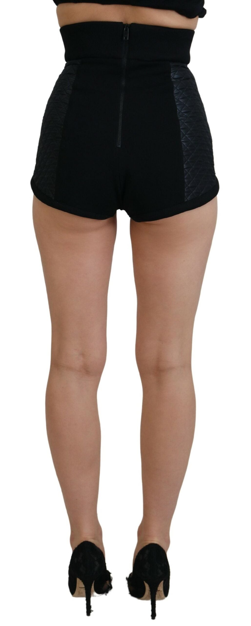 Dolce &amp; Gabbana Elegant High Waist Designer Shorts