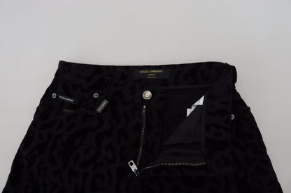 Dolce &amp; Gabbana Chic Mid Waist Hot Pants Shorts