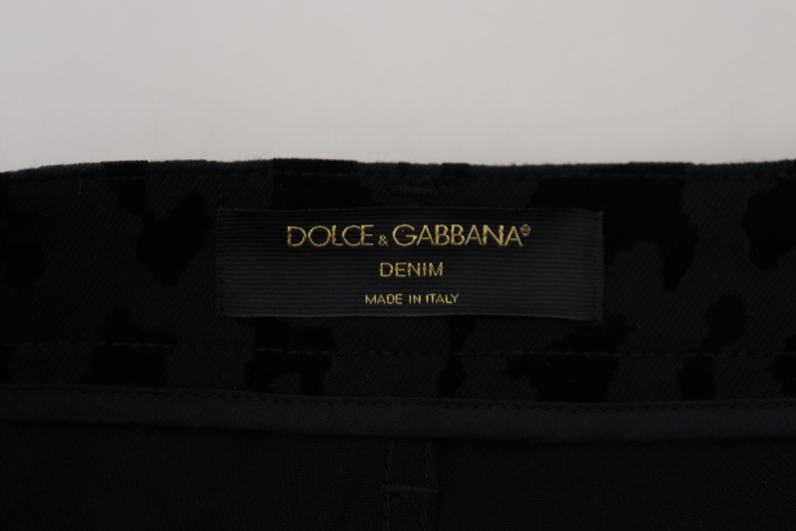 Dolce &amp; Gabbana Elegant High Waist Denim Hot Pants Shorts