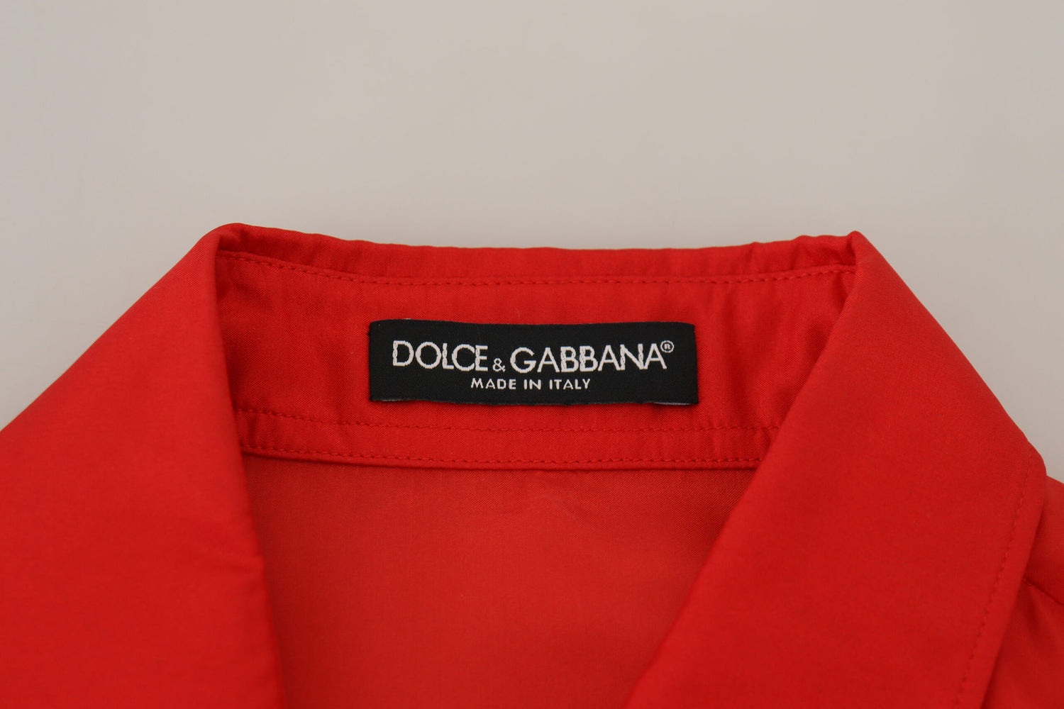 Dolce &amp; Gabbana Elegant Silk Collared Long Sleeve Polo Top