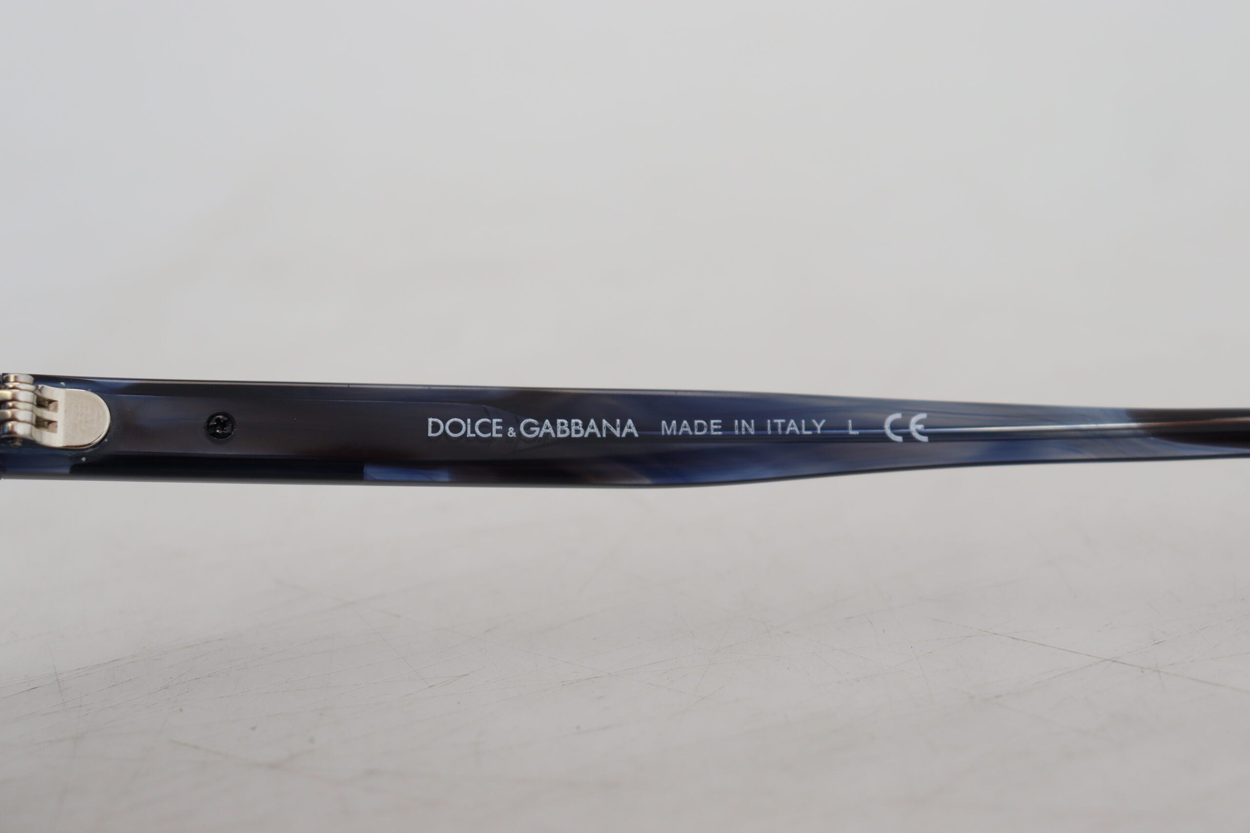 Dolce &amp; Gabbana Elegant Blue Acetate Sunglasses