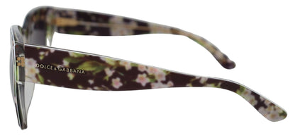 Dolce &amp; Gabbana Elegant Black Multicolor Gradient Sunglasses