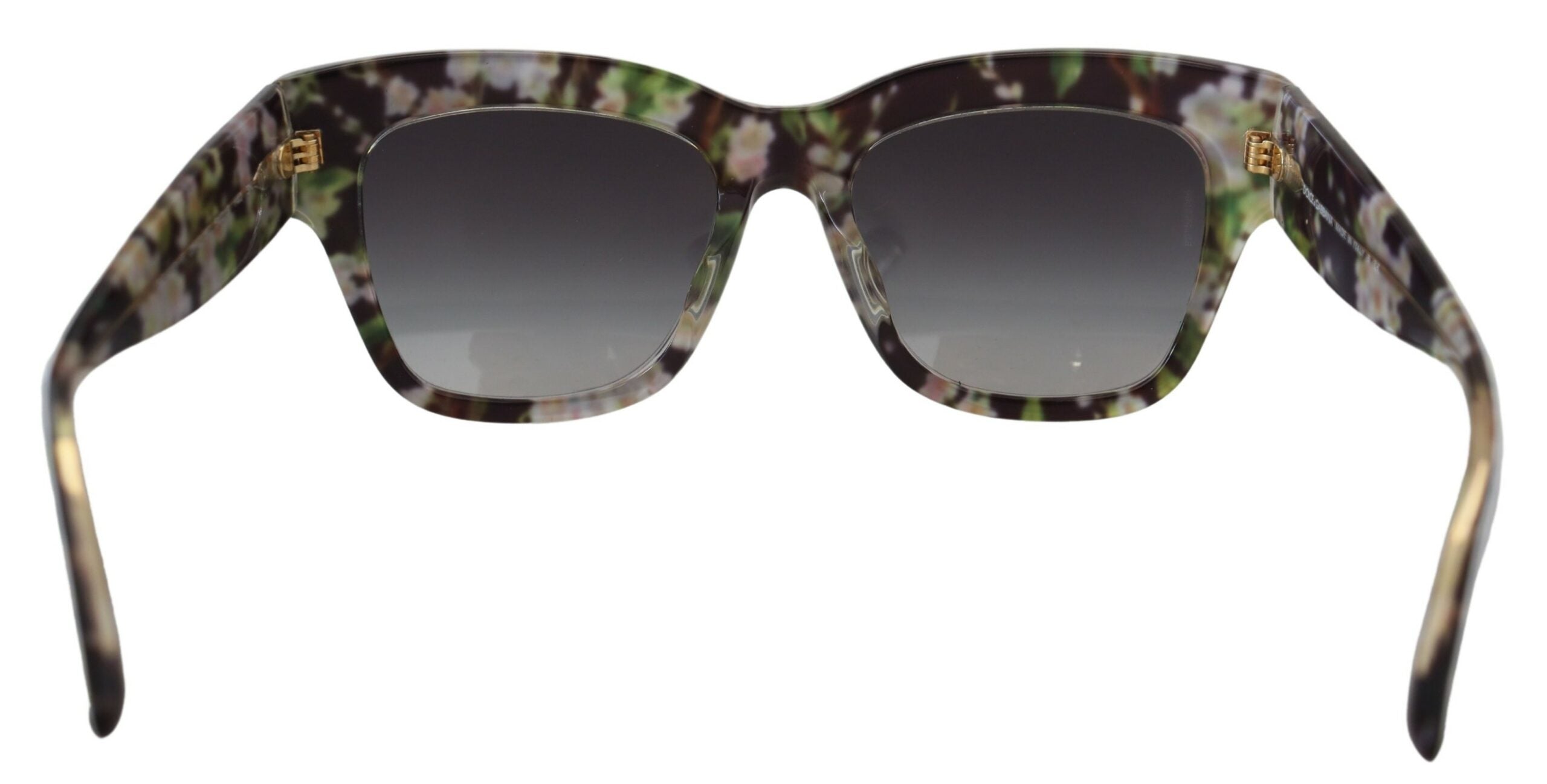 Dolce &amp; Gabbana Elegant Black Multicolor Gradient Sunglasses