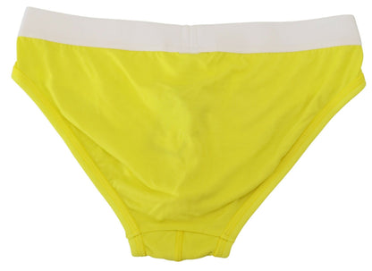 Dsquared² Chic Yellow Modal Stretch Men&