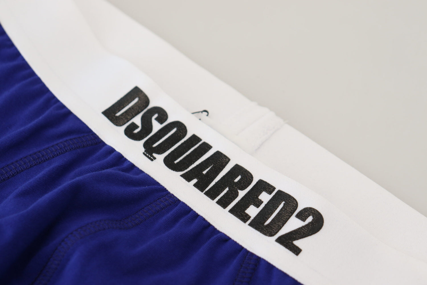 Dsquared² Chic Blue &amp; White Cotton Blend Briefs