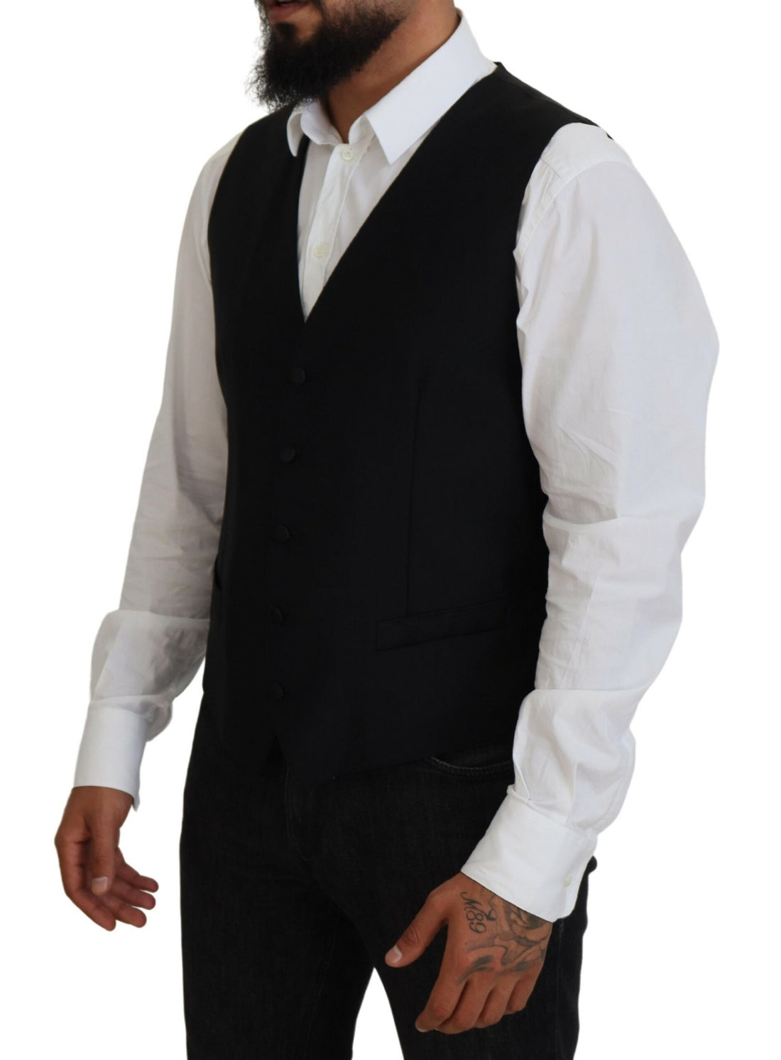 Dolce &amp; Gabbana Elegant Single Breasted Formal Vest