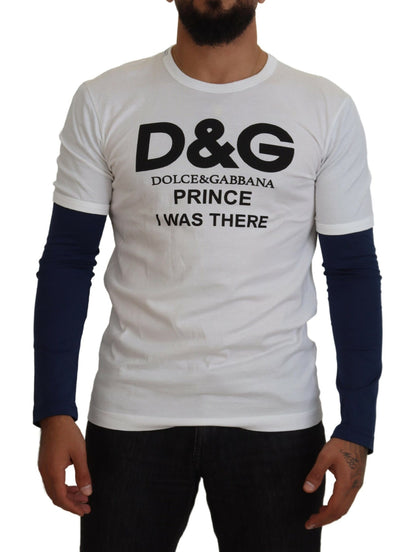 Dolce &amp; Gabbana Elegant White Cotton Pullover Sweater