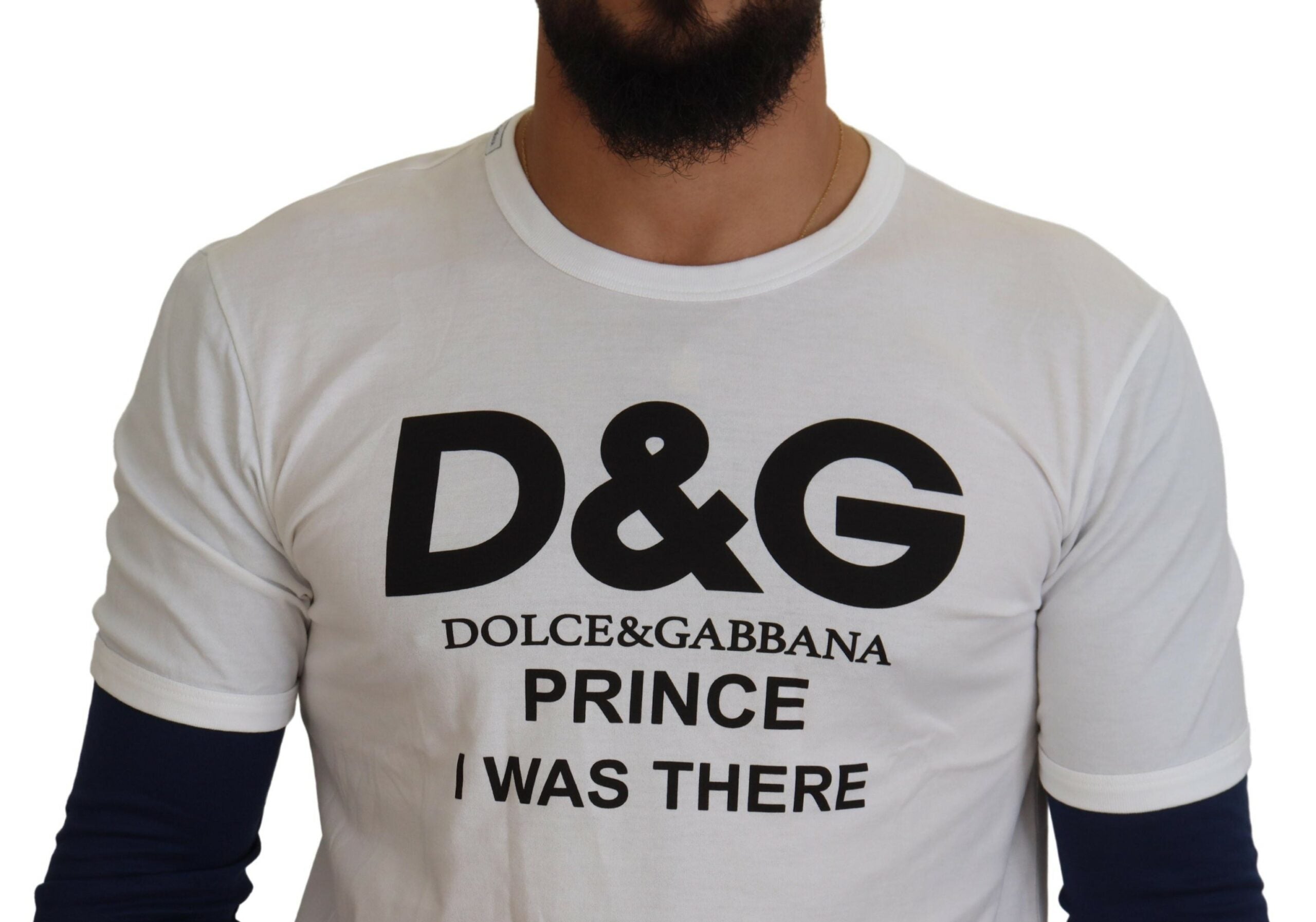 Dolce &amp; Gabbana Elegant White Cotton Pullover Sweater