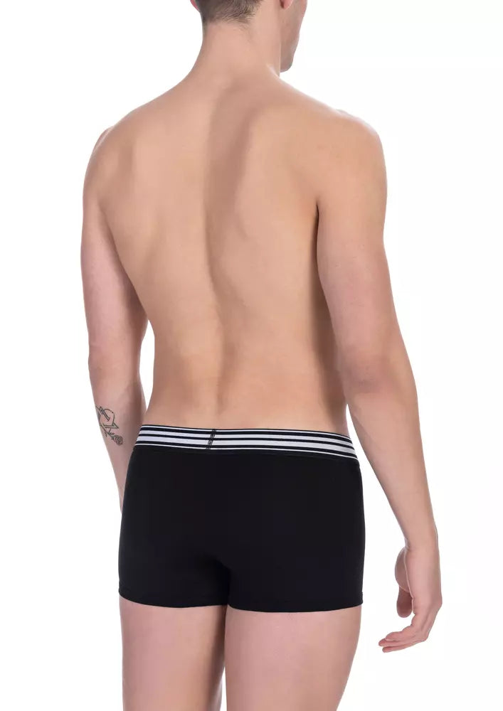 Bikkembergs Black Cotton Men Trunk