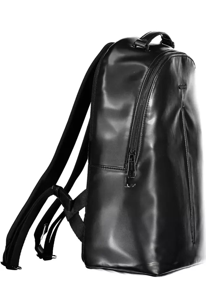 Calvin Klein Black Polyester Men Backpack