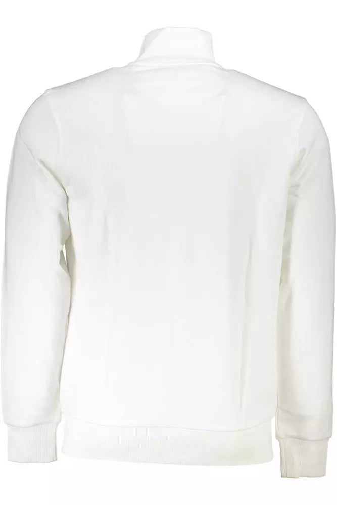 La Martina White Cotton Men Sweater