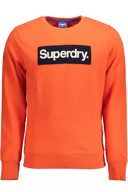 Superdry Orange Cotton Men Sweater