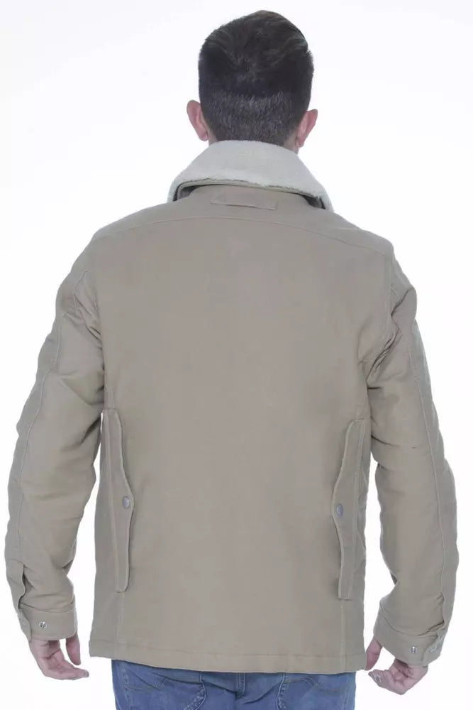 Gant Beige Cotton Men Jacket