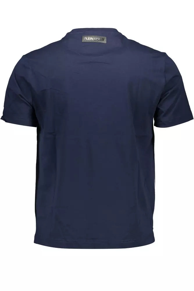 Plein Sport Blue Cotton Men T-Shirt