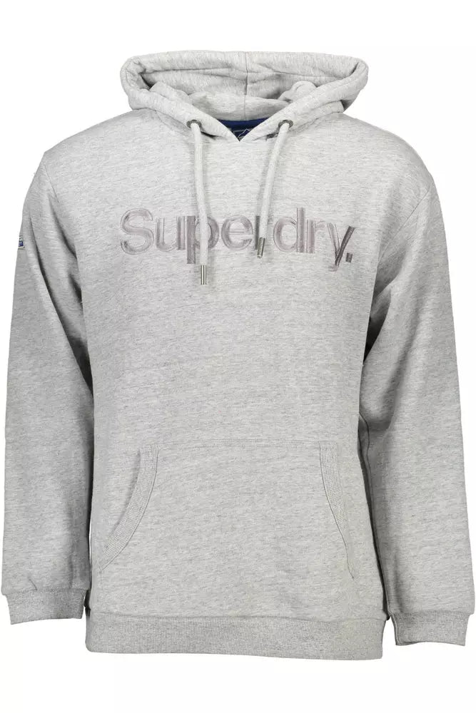 Superdry Gray Cotton Men Sweater