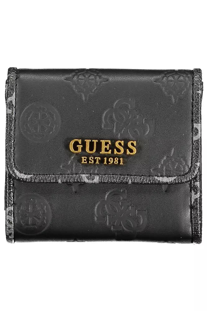 Guess Jeans &quot;Black Polyethylene Women Wallet&quot;