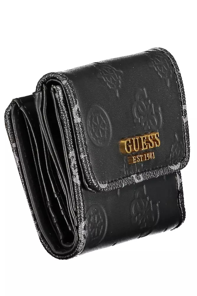 Guess Jeans &quot;Black Polyethylene Women Wallet&quot;