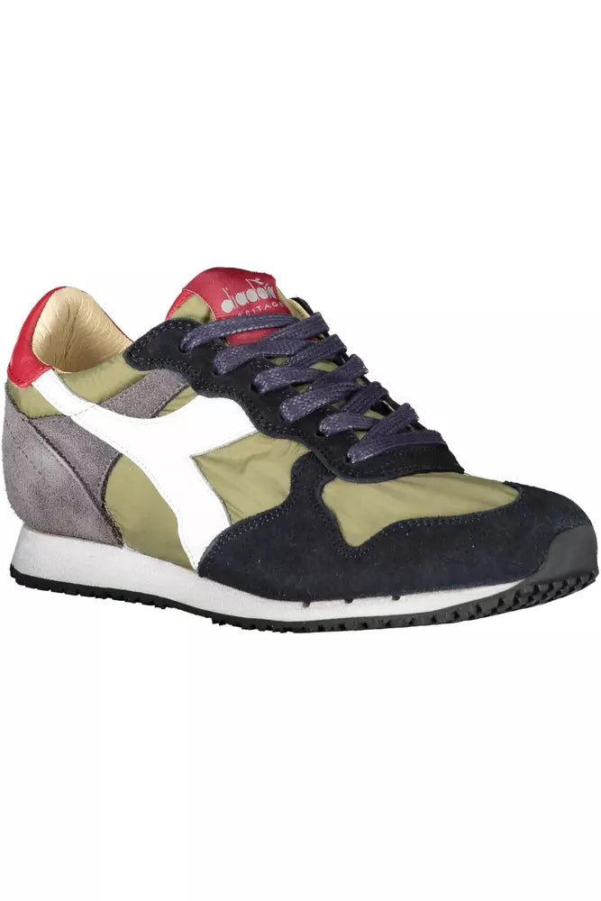 Diadora Green Leather Women Sneaker