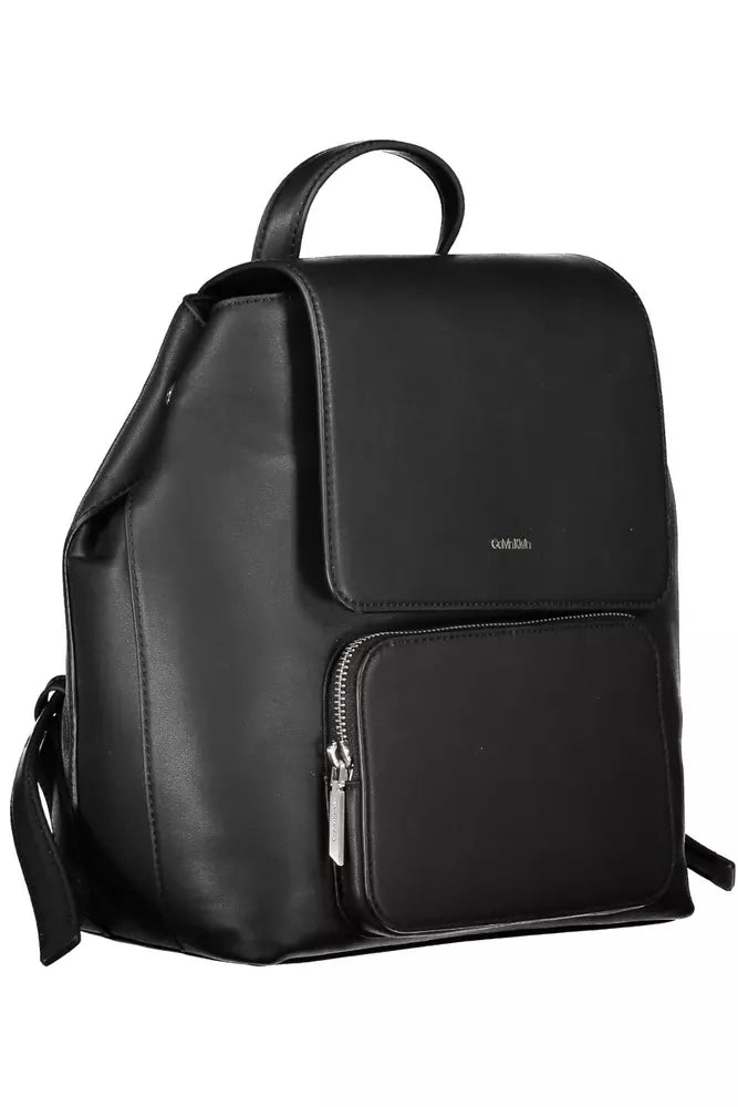 Calvin Klein Black Polyester Women Backpack