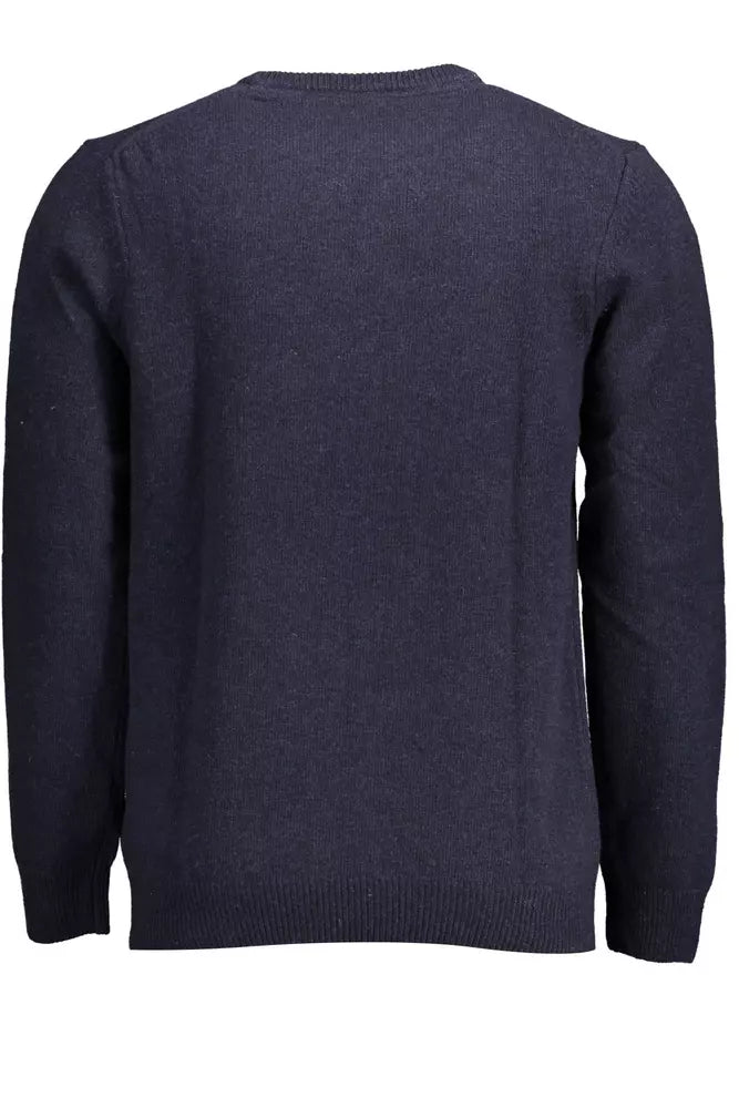 Lyle &amp; Scott Classic Blue Wool Blend Sweater