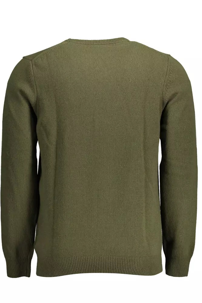 Lyle &amp; Scott Elegant Green Wool Blend Sweater