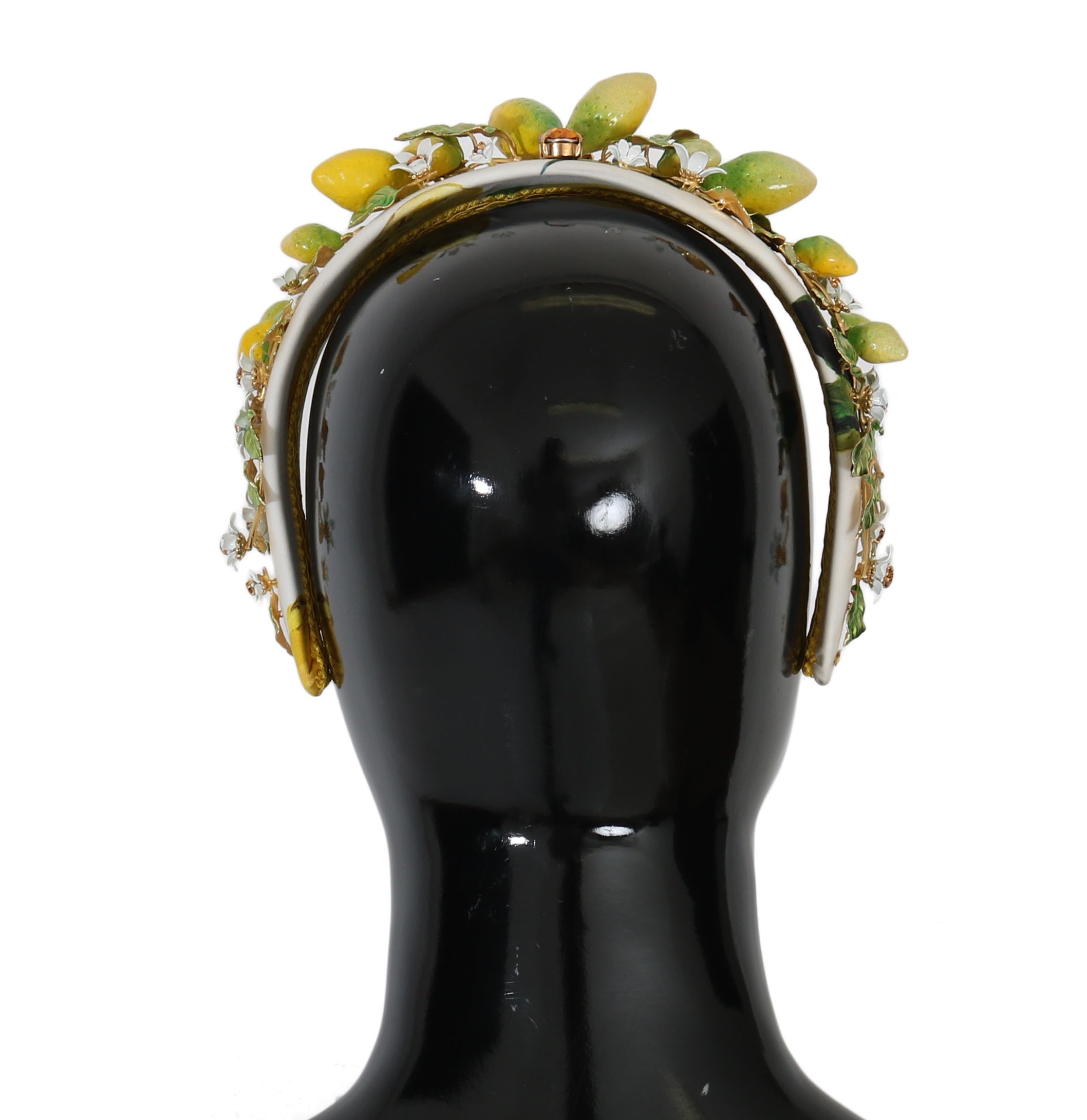 Dolce &amp; Gabbana Sicilian Lemon Crystal Diadem Tiara