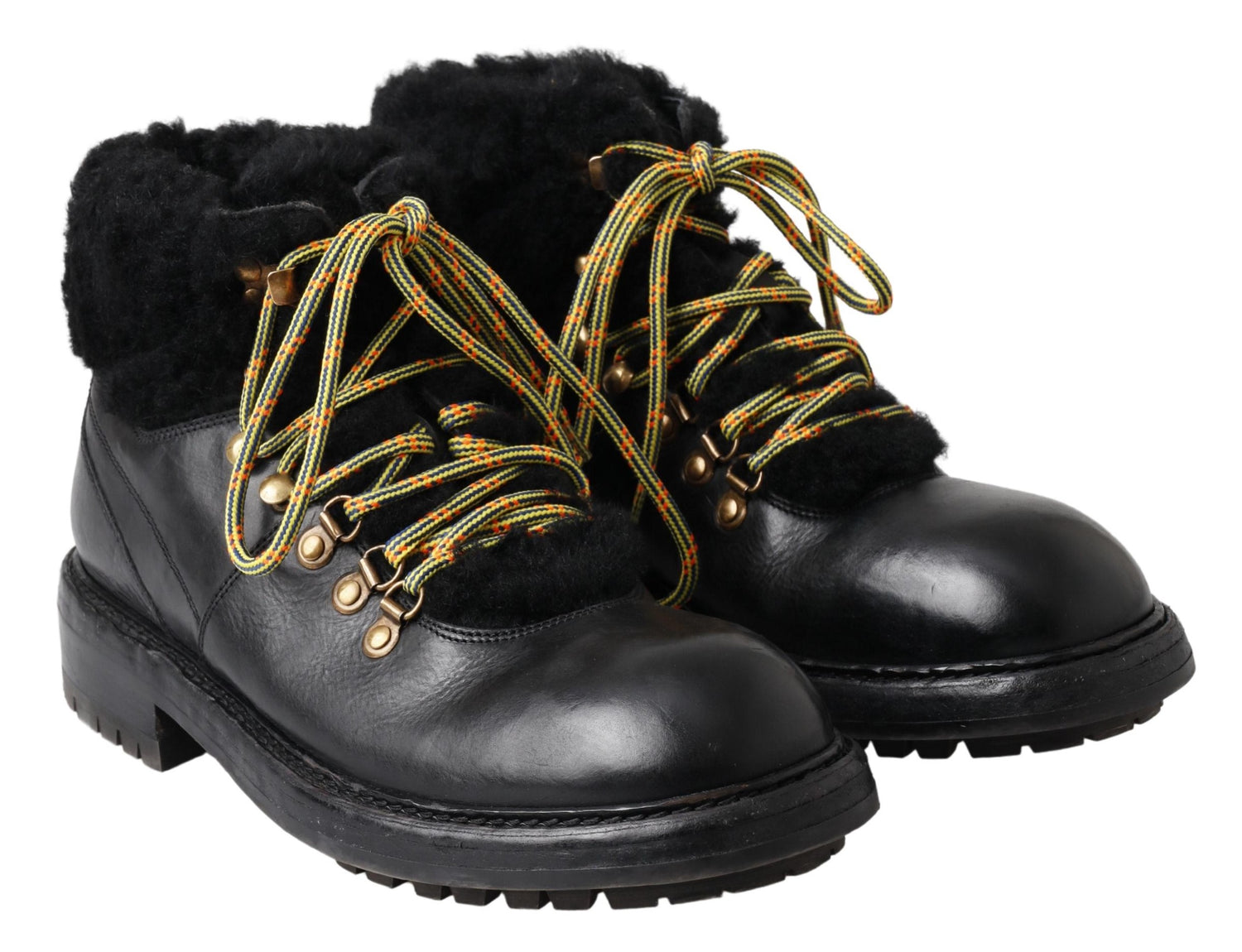 Dolce &amp; Gabbana Elegant Shearling Style Men&