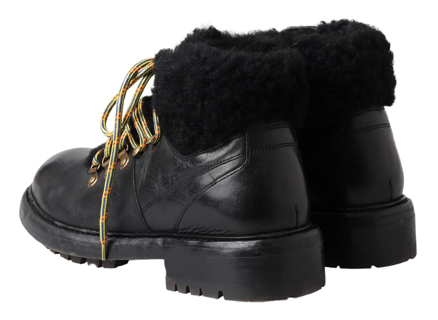 Dolce &amp; Gabbana Elegant Shearling Style Men&