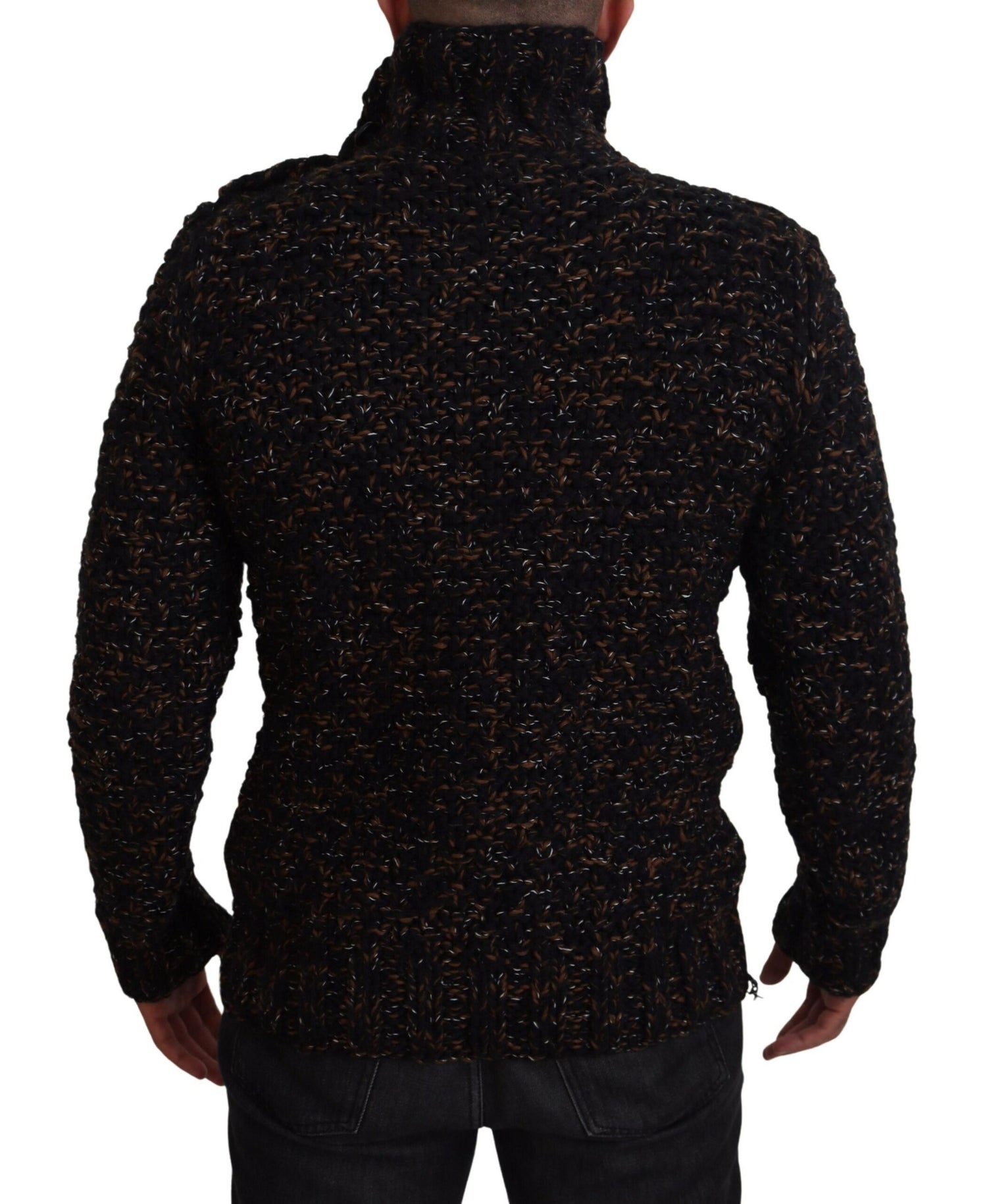 Dolce &amp; Gabbana Elegant Turtleneck Sweater in Luxurious Wool Blend