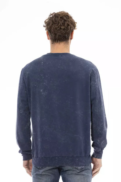 Distretto12 Blue Cotton Men Sweater