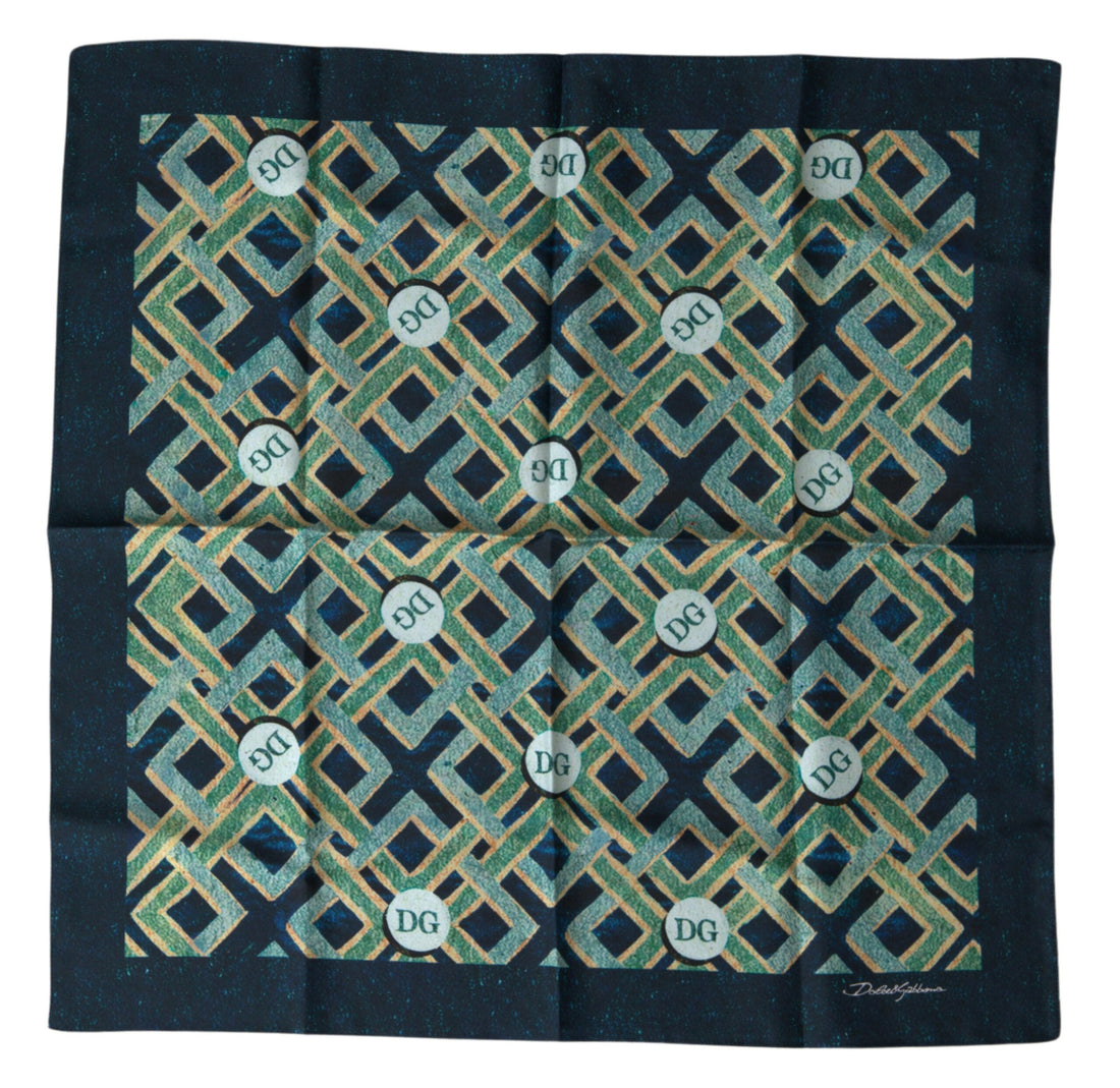 Dolce &amp; Gabbana Elegant Multicolor Silk Square Scarf