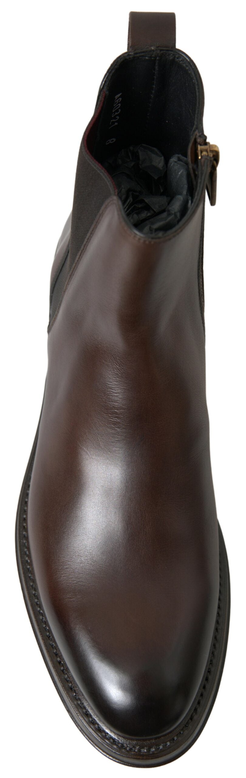 Dolce &amp; Gabbana Elegant Leather Chelsea Boots