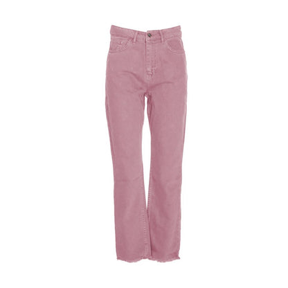 Hinnominate Chic Pink Raw Cut Bottom Jeans