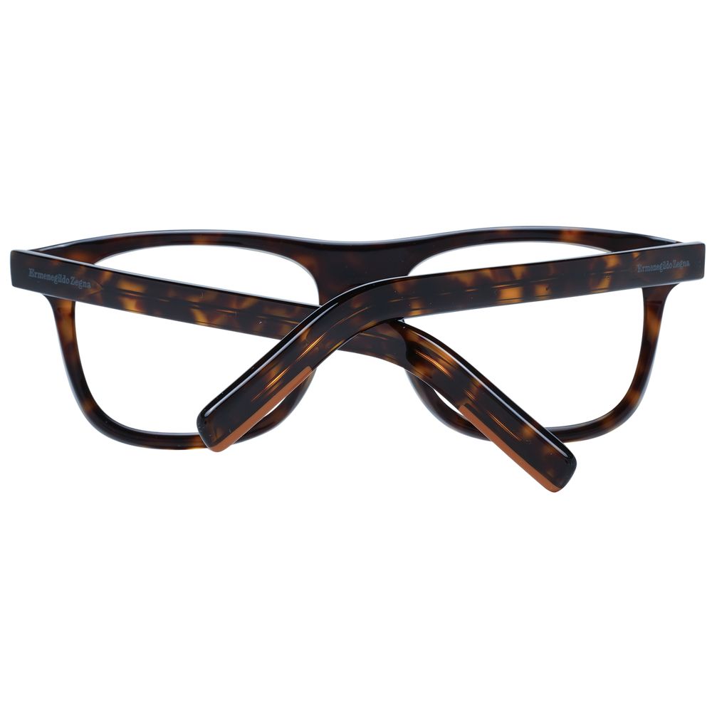 Ermenegildo Zegna Brown Men Optical Frames