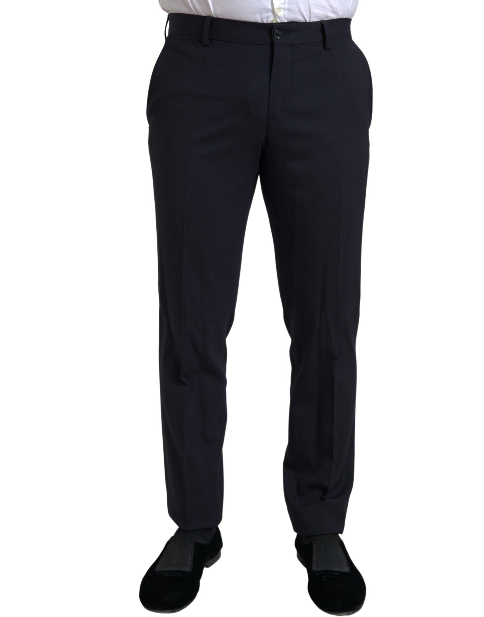 Dolce &amp; Gabbana Sleek Dark Blue Martini Slim Fit Suit