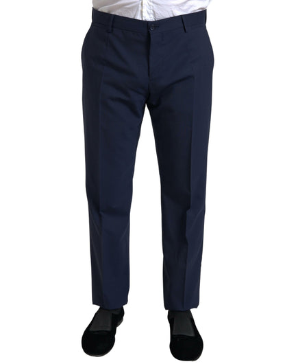 Dolce &amp; Gabbana Elegant Blue Martini Slim Fit Two-Piece Suit