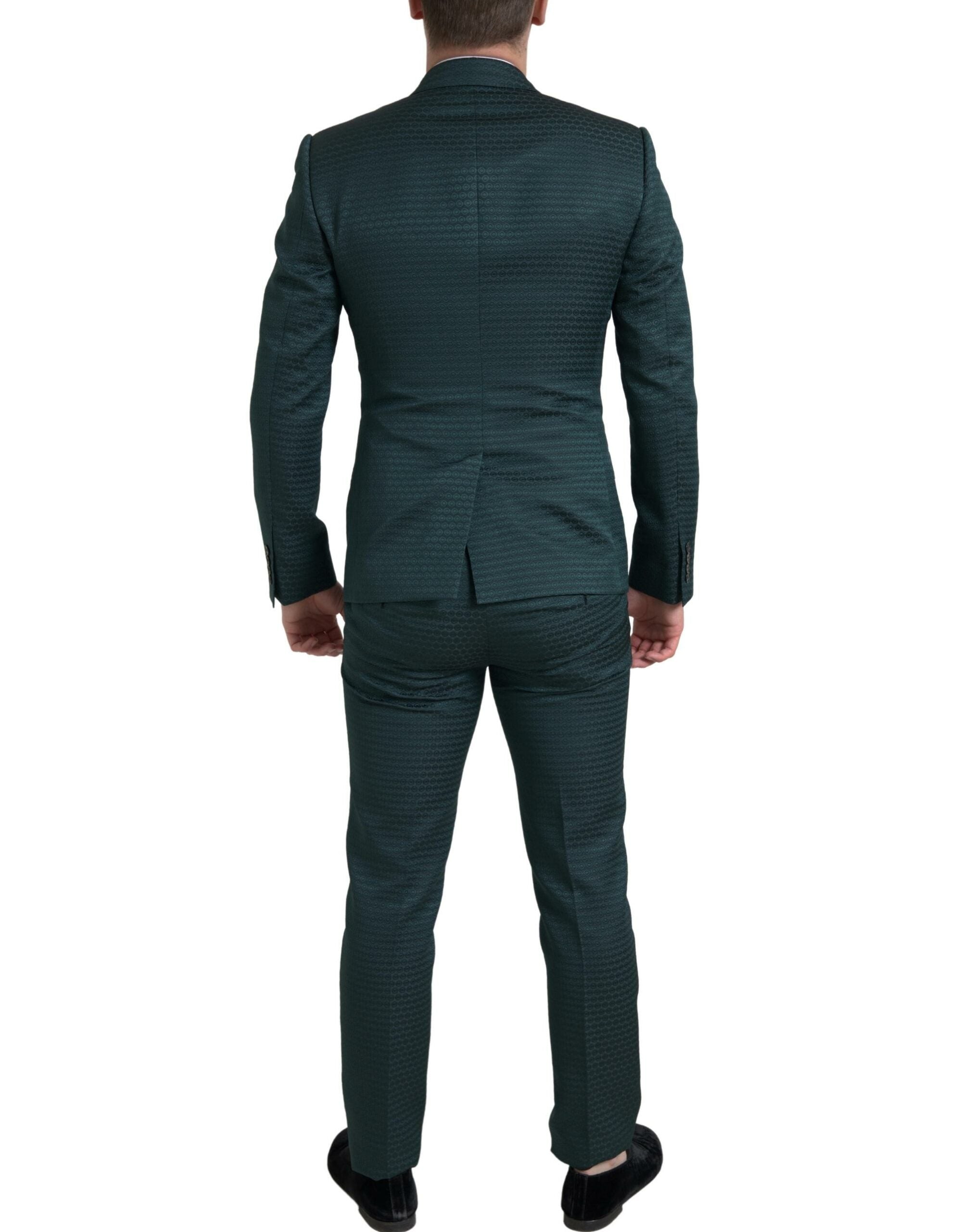 Dolce &amp; Gabbana Emerald Elegance Slim Fit 3-Piece Suit