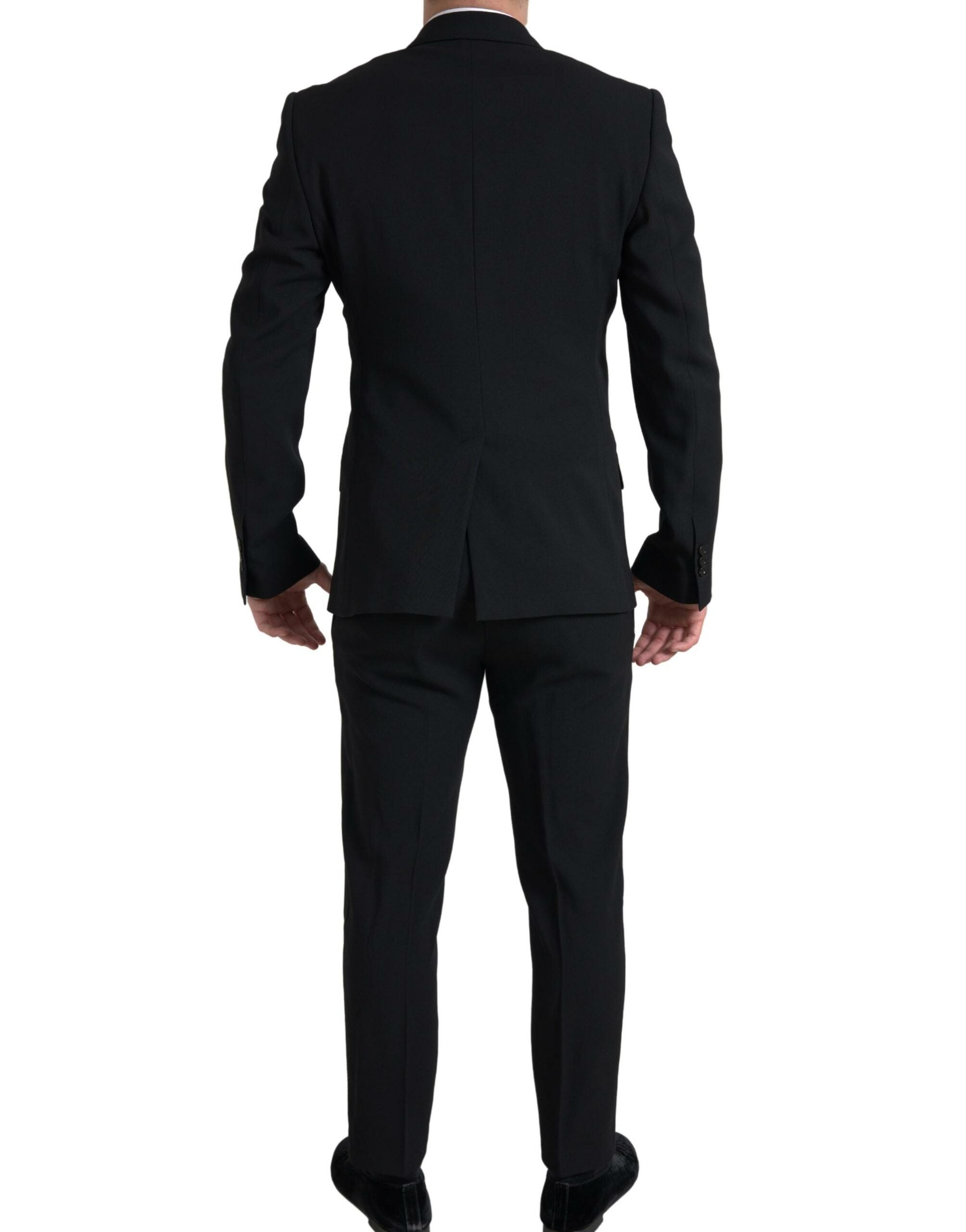 Dolce &amp; Gabbana Elegant Slim Fit Double Breasted Suit