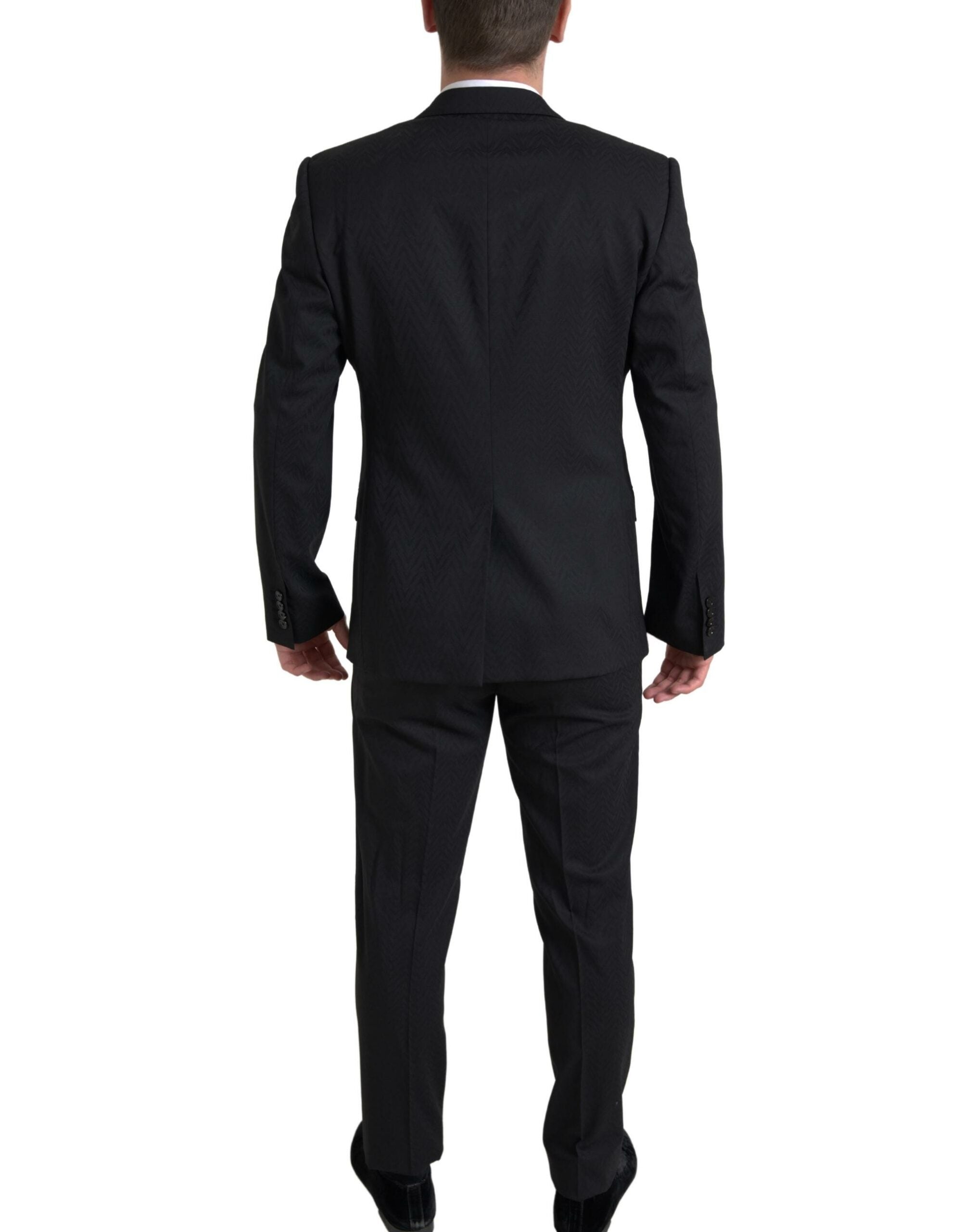 Dolce &amp; Gabbana Exclusive Martini Black Slim Fit Suit