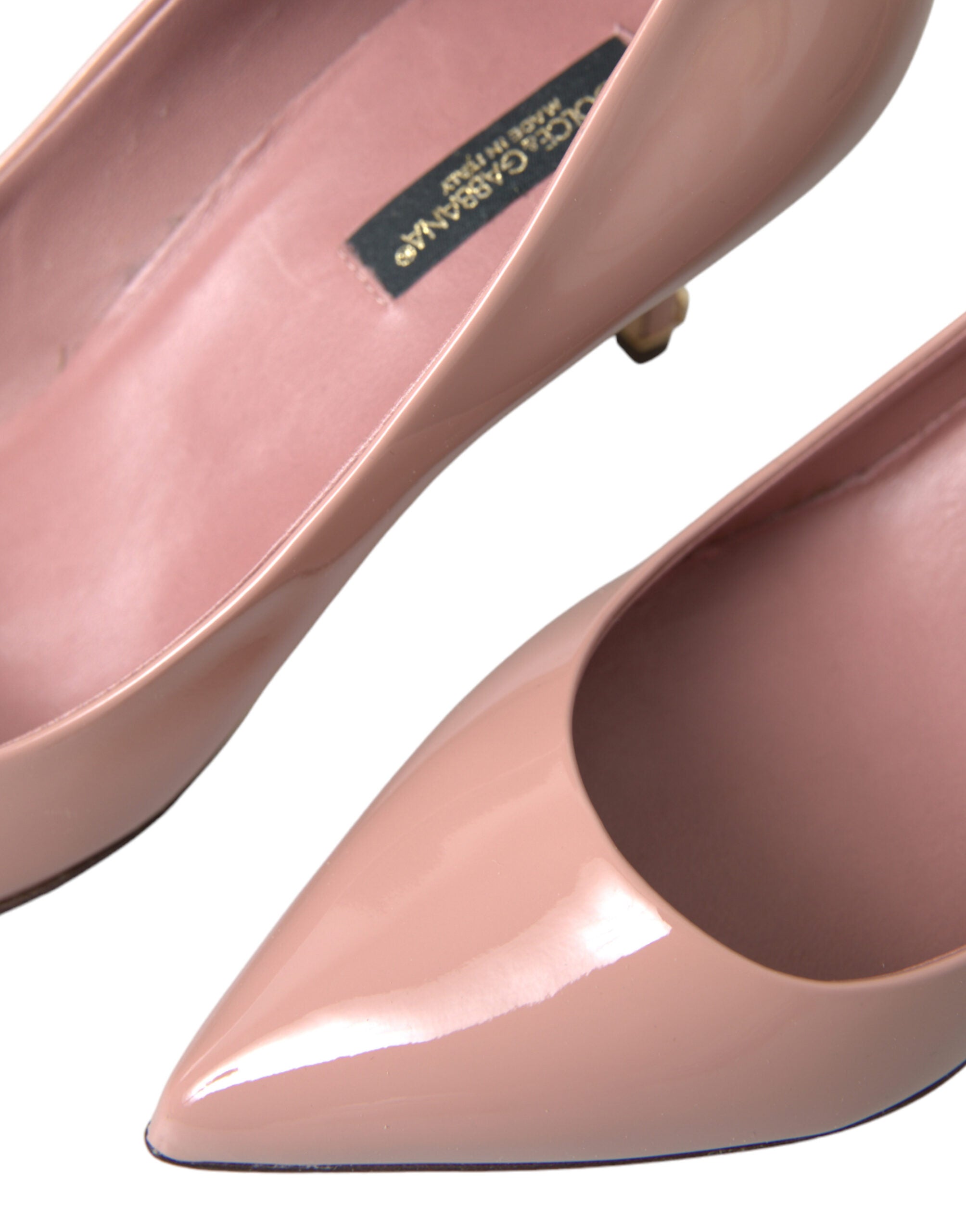 Dolce &amp; Gabbana Pink Patent Stiletto Pumps - Elevate Your Glamour