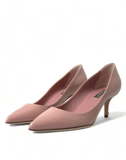 Dolce &amp; Gabbana Pink Patent Stiletto Pumps - Elevate Your Glamour