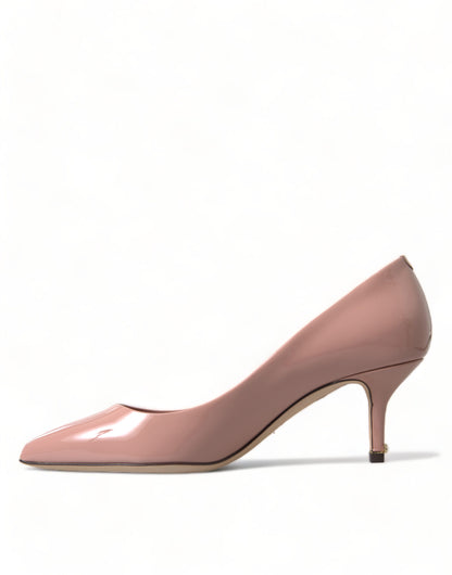 Dolce &amp; Gabbana Pink Patent Stiletto Pumps - Elevate Your Glamour