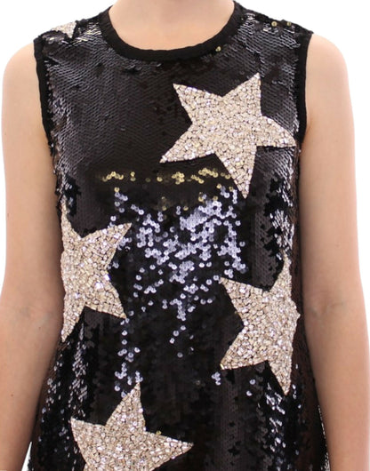 Dolce &amp; Gabbana Swarovski Star-Studded Sequin Mini Dress