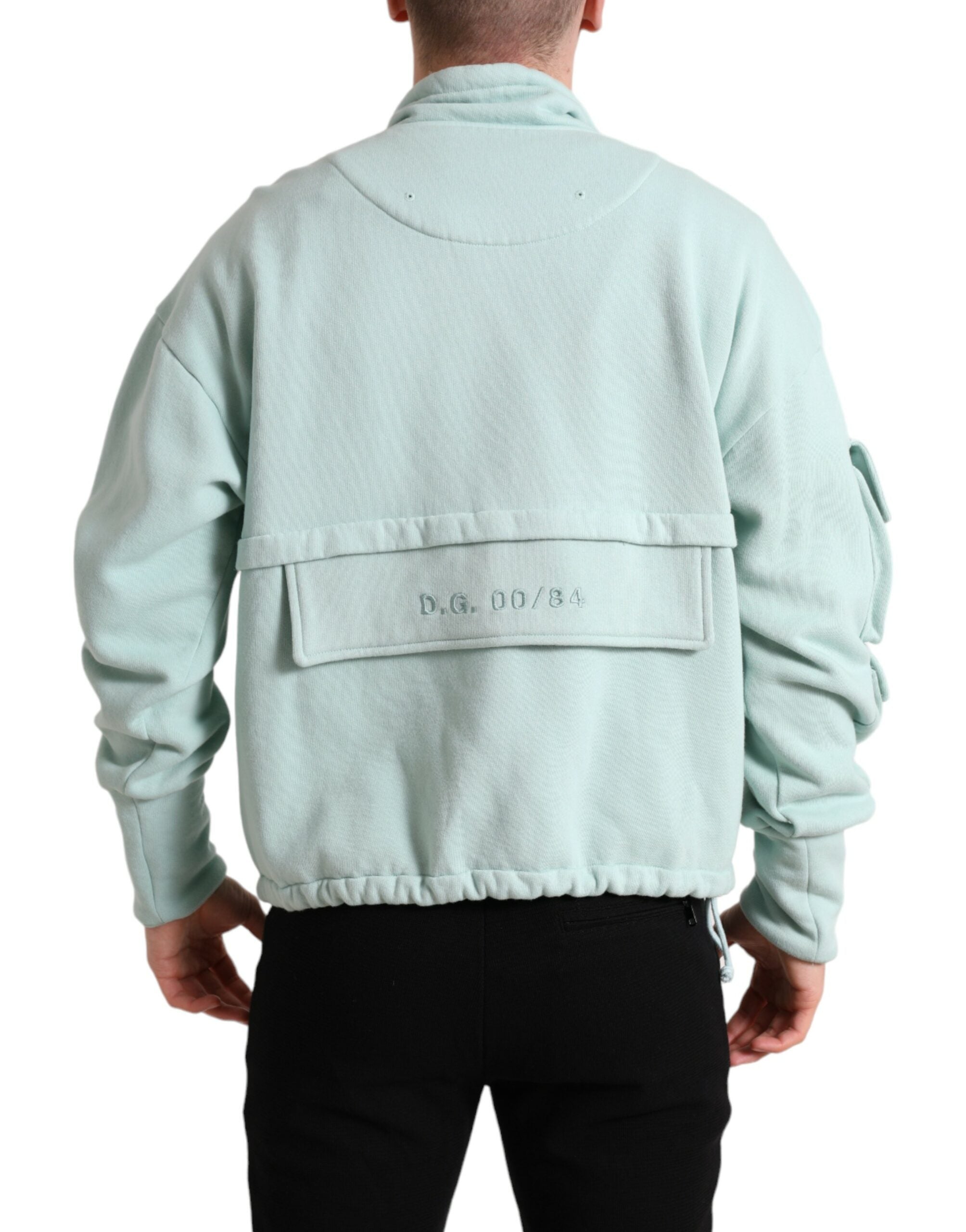 Dolce &amp; Gabbana Chic Mint Green Pullover Sweater