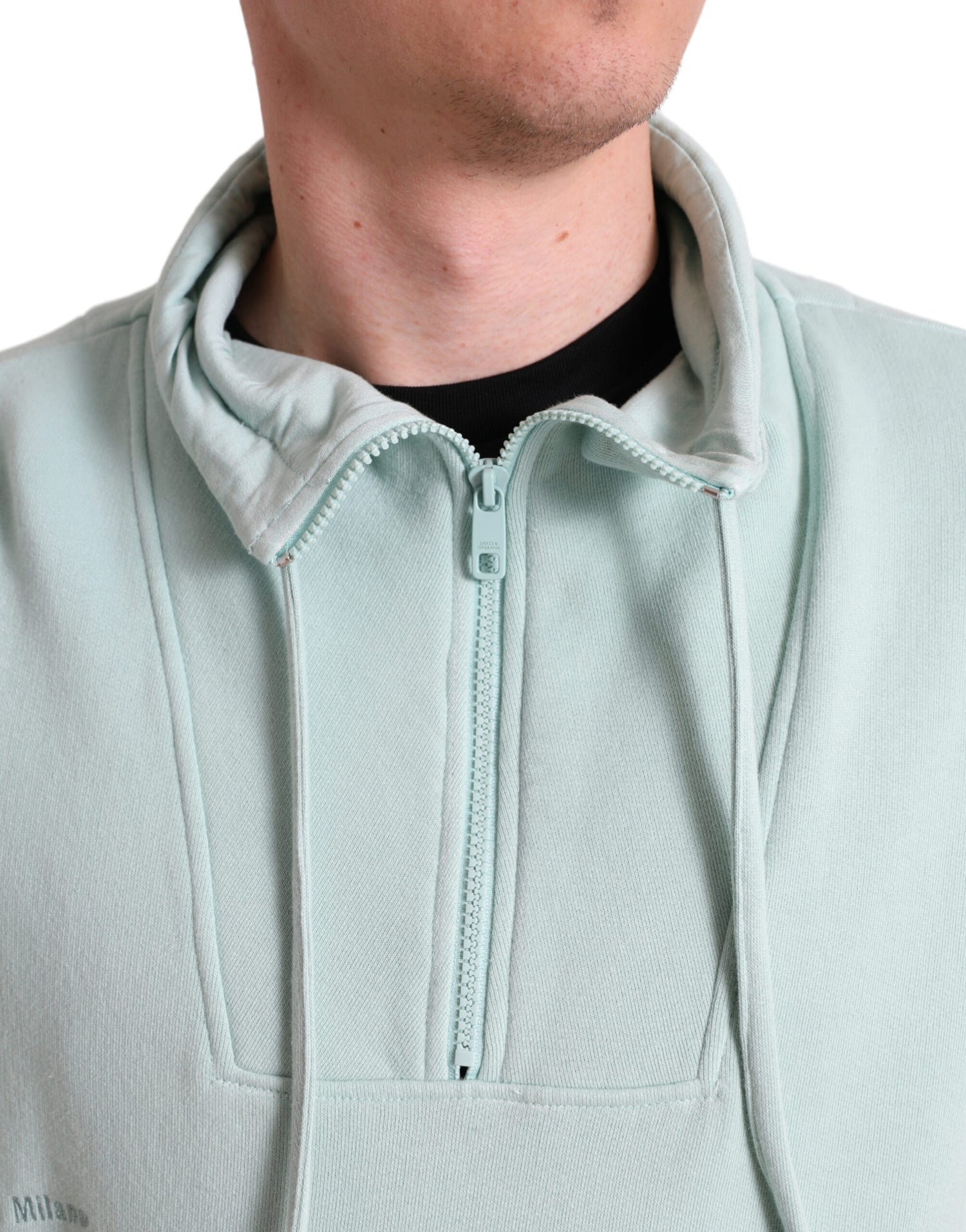 Dolce &amp; Gabbana Chic Mint Green Pullover Sweater