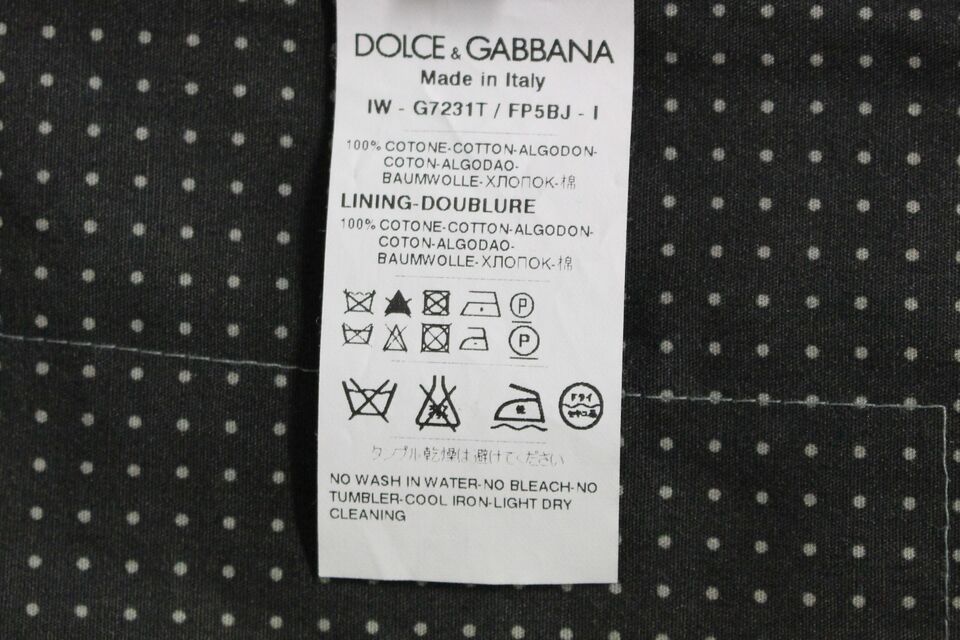 Dolce &amp; Gabbana Elegant Gray Cotton Dress Vest