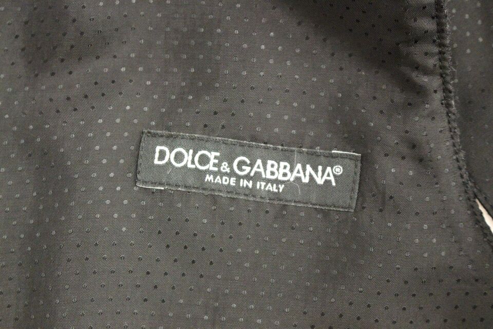 Dolce &amp; Gabbana Elegant Gray Wool Blend Dress Vest