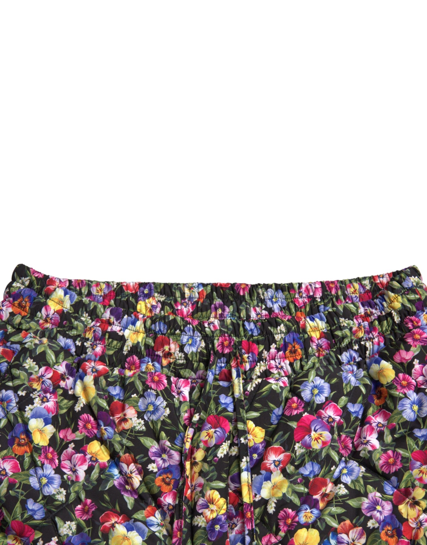 Dolce &amp; Gabbana Vibrant High Waist Floral Shorts